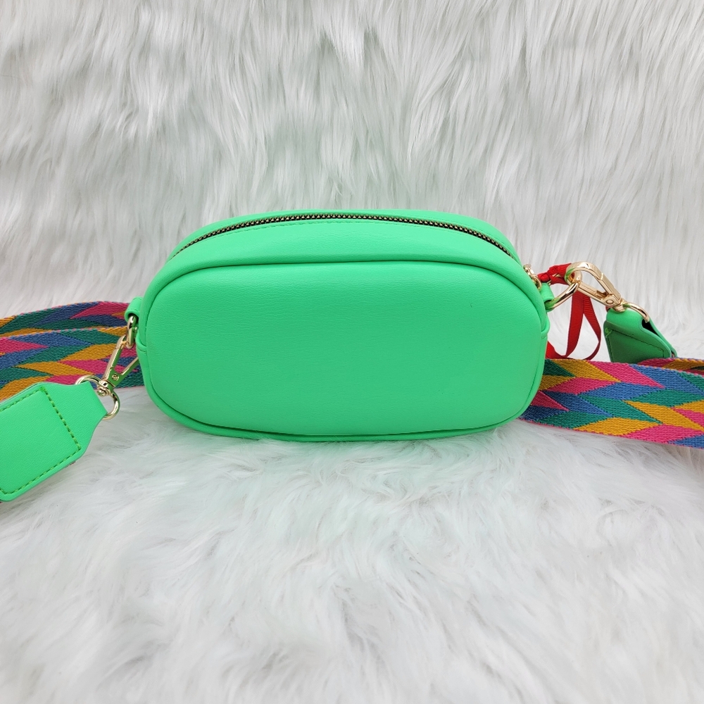 Montana West small crossbody bag mini pouch cute and fun color adjustable strap. - Picture 4 of 8